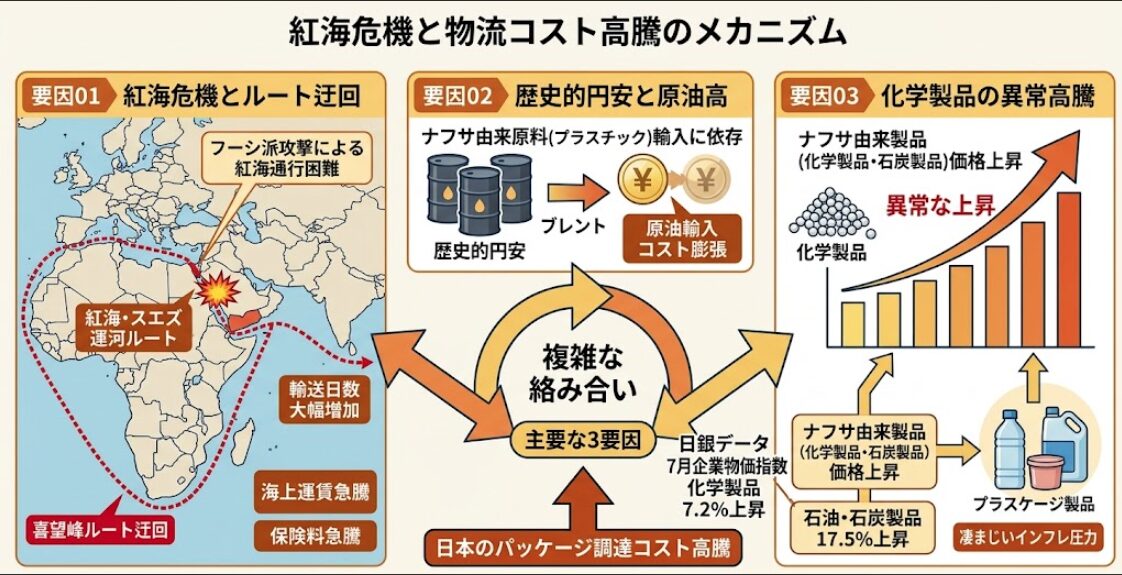 中東情勢とナフサ高騰による物流危機